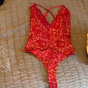 Windsor Burgundy Lace Bodysuit